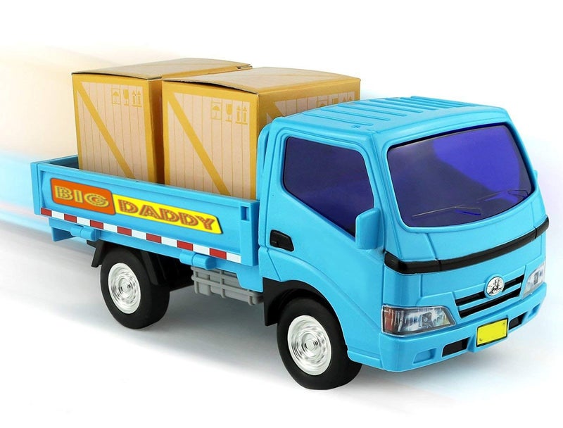 Big Daddy Trucks Combo: Friction-Powered Forklift & Pickup Truck with Extendable Loader and Cargo Boxes - Image 2